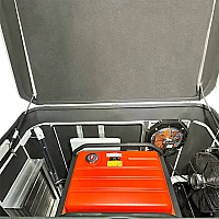 Бензиновый генератор A-iPower A13000EAX в тихом зимнем кожухе 1600 RAL 7035