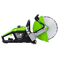 Бетонорез Greenworks PC141 аккумуляторный 82В с АКБ 8 Ач без ЗУ