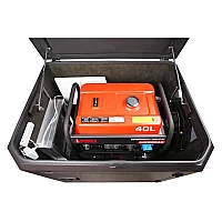 Генератор A-iPower A6000EAX в тихом зимнем кожухе 1200 RAL 8019