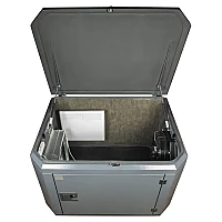 Бензиновый генератор FUBAG BS 7500 A ES в тихом зимнем кожухе 1200 RAL 7024